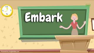 How to Pronounce Embark  Embark Pronunciation in English [upl. by Cataldo]