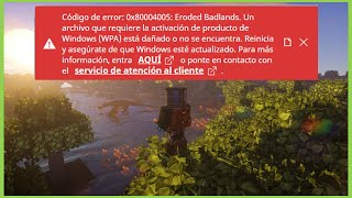 SOLUCIONADO Error quotEroded Badlandsquot en Minecraft y RLCraft [upl. by Leseil]