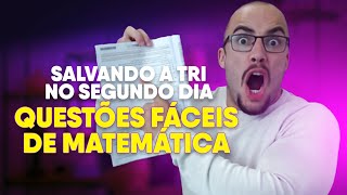 Como resolver as QUESTÕES MAIS FÁCEIS de matemática do ENEM [upl. by Ynttirb]