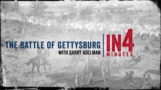 The Battle of Gettysburg The Civil War in Four Minutes [upl. by Mountfort]