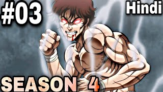 Baki Hanma Season 4 Episode 3 Explained in hindi  baki dou 143  baki hanma  baki dou 133  baki [upl. by Nenney]