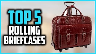 Top 5 Best Rolling Briefcases for Women in 2024 [upl. by Yerdua]