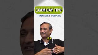 Exam Day Tips for NEET 2024 From Toppers shorts neet neet2024 [upl. by Hardin]