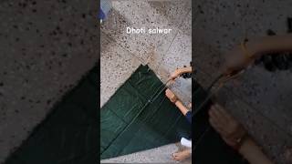 Dhoti salwar cuttingNew Style salwar Design sewing design shorts [upl. by Tenom]