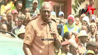 BREAKING NEWSRUTO LOOSES HIS TEMPER AND NEARLY SLAPS HUSTLERS FOR HECKLING KAWIRA AND HIM IN MERU [upl. by Sosthena290]