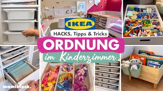 Neue Ikea Hacks  Ordnung im Kinderzimmer ✨ Tipps Tricks amp Mom Hacks  mamiblock [upl. by Teews192]