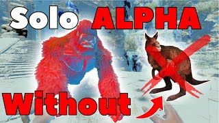 How to do ALPHA MONKEY BOSS Solo on ASA without Procoptodon Alpha megapithecus Solo [upl. by Linell72]