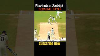 Ravindra Jadeja Bowling🔥 Action realcricket24  shrots [upl. by Adliwa]