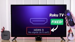 HDMI No Signal Is It On on Roku TV  Fixed [upl. by Atcele265]