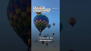 Up up and away Hot air balloon festival kicks off in New Mexico [upl. by Gainer]