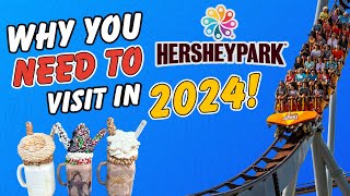 10 Reasons To Visit HersheyPark In 2024  Pennsylvanias BEST Theme Park [upl. by Noned664]