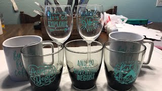 Making Screen Printed MugsWine Glasses  Make It Monday [upl. by Repard197]