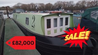 57FT WIDEBEAM CANAL RIVERBOAT FOR SALE [upl. by Betti]