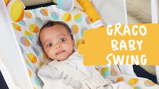 GRACO BABY DELIGHT SWING  How to fold and store [upl. by Yelah]