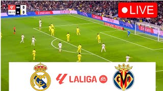 🔴LIVE  Real Madrid vs Villarreal  LALIGA 202425  Live Stream  EN VIVO  Partido en Vivo Ahora [upl. by Eceinert]