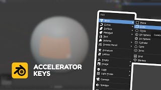 Get Faster with Blender by Using Accelerator Keys  Quick Tip [upl. by Dorette]