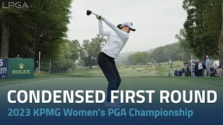 Condensed First Round  2023 KPMG Womens PGA Championship [upl. by Anawqahs]