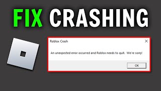 How To FIX Roblox Crashing On PC Working [upl. by Ruelle813]