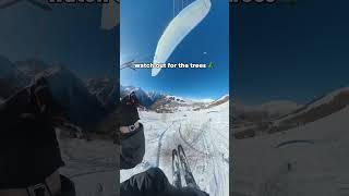 New sport alert 🚨but how should we call it 🤔redbullxalps paragliding flying speedriding skiing [upl. by Askwith]