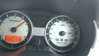 Proton Saga BLM 13 MT test top speed 0180KMH [upl. by Drol]