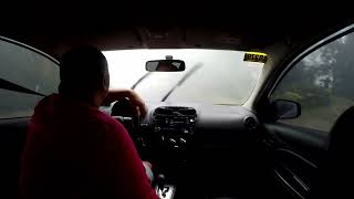 Mitsubishi Mirage Hatchback Foggy Buda Ride [upl. by Jenni]