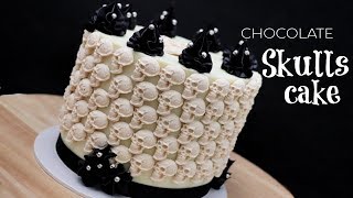 Halloween cake ideas  Chocolate Skulls Cake [upl. by Arin]