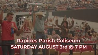 Bulls Bands and Barrels  Saturday August 3 Rapides Coliseum in Alexandria LA  Tickets on Sale [upl. by Atahs]