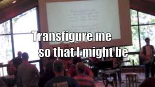 Transfigure Me live  Christopher Grundy with lyrics [upl. by Odeen933]