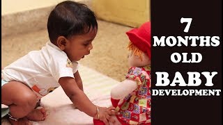 7 MONTHS OLD BABY DEVELOPMENT amp ACTIVITIES in tamil  7 மாதக் குழந்தைகளின் வளர்ச்சி [upl. by Aicemaj]