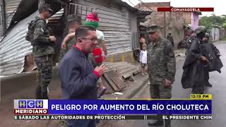 ¡Comienzan las evacuaciones en la capital por peligro por aumento del Río Choluteca [upl. by Lowe]