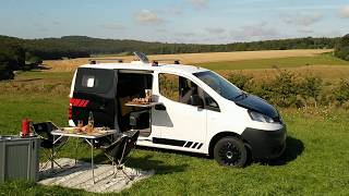 2019 Nissan NV200 Camper van Vangear camper van systems [upl. by Angy]