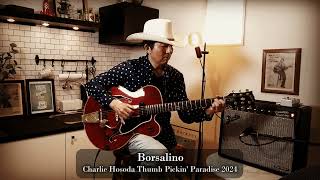 “Borsalino”  Charlie Hosoda Solo Guitar Chet Atkins Style  Gibson 1987 Country Gentleman [upl. by Moazami538]