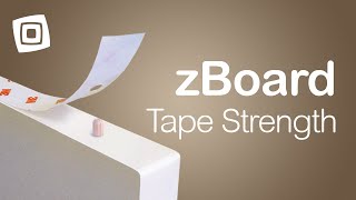 Way Basics zBoard Tape Strength Demo [upl. by Hardi]