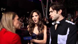 Kelsey Chow amp Ethan Peck At Breaking Dawn Part 1 World Premiere [upl. by Tnecillim]