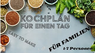 Familiengenuss Täglicher Essensplan für Großfamilie hier für den 24112024 [upl. by Ahsemed803]