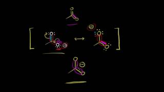 Resonance structure  Resonance and acidbase chemistry  Organic chemistry  Khan Academy [upl. by Eelanej317]