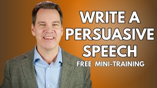 How to Write a Persuasive Speech [upl. by Eirellav155]