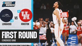 Houston vs Longwood  First Round NCAA tournament extended highlights [upl. by Ihcelek]