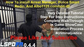 How To Install Arrest Manager Police Smart Radio And The Albo1125 [upl. by Leumek192]