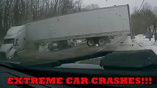 Extreme Car Crashes Compilation 2024  Idiots In Cars [upl. by Nalra]