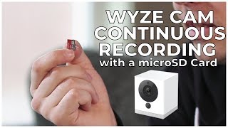 8  HOW TO USE CONTINUOUS RECORDING WITH A MICROSD CARD [upl. by Sile679]