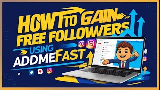 How to Gain Free Followers Using Addmefast [upl. by Nomit]