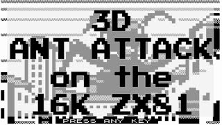 Ant Attack on the 16K ZX81 from Bobs Stuff amp Sandy White [upl. by Meean120]