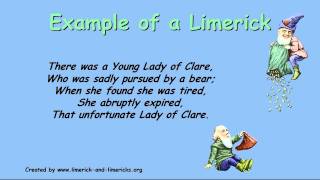 ♣♣♣♣ Limericks  How To Write A Limerick  Guide to Limericks and Examples [upl. by Ayikal721]