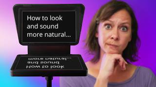 SECRETS to reading a teleprompter  From Awkward to Natural [upl. by Livvi]