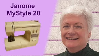 Janome My Style 20  Threading and Basics [upl. by Ikkin]