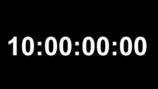 CRONÓMETRO de 10 horas SIN ALARMA  Temporizador de 600 minutos [upl. by Shulman62]