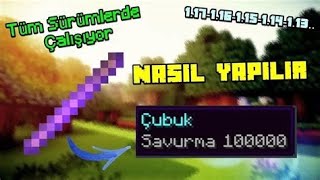 Minecraft Savurma 1000 Çubuk Nasıl Yapılır [upl. by Rush]