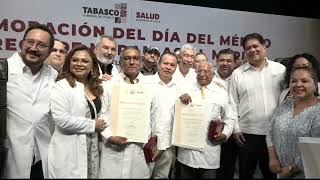 Profesores investigadores de la UJAT reciben Medallas al Mérito en el marco del Día del Médico [upl. by Pisano]