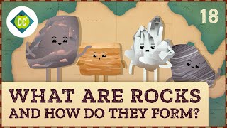 What Are Rocks and How Do They Form Crash Course Geography 18 [upl. by Niddala]